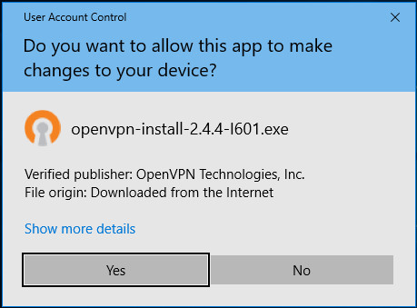 OpenVPN Client 2.6.5 for mac instal