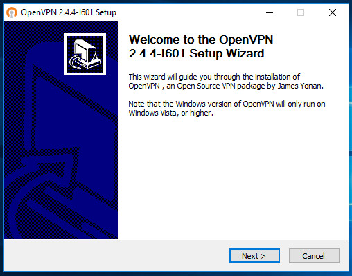 OpenVPN Client 2.6.6 for windows instal
