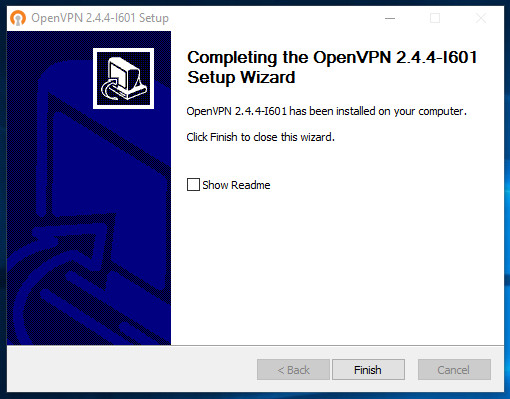 OpenVPN Client 2.6.6 instaling